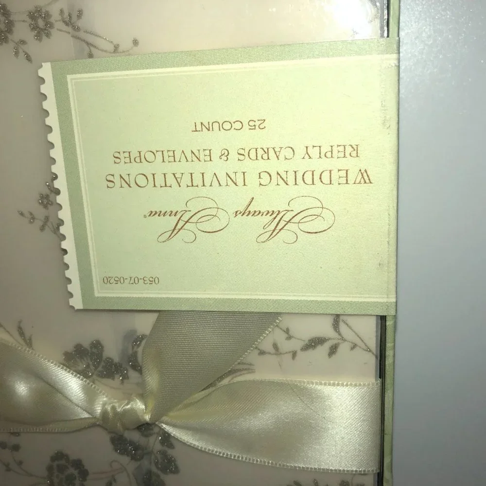 Always Anna Wedding Invitations 25 Count‎ NWT in Box
